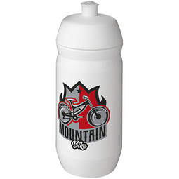 HydroFlex™ 500 ml Sportflasche, weiß, weiß