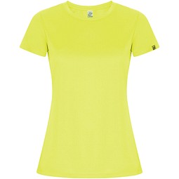Imola Sport T-Shirt für Damen, Fluor Yellow, XL