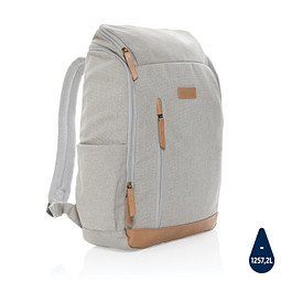 Impact AWARE™ 16 oz. rCanvas 15 Zoll Laptop-Rucksack, grau