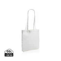Impact Aware™ recycelte Baumwolltasche, weiß