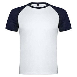 Indianapolis Sport T-Shirt für Kinder, weiß / Navy Blue, 16