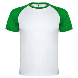 Indianapolis T-Shirt Unisex, weiß / farngrün, 3XL