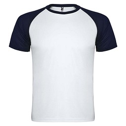 Indianapolis T-Shirt Unisex, weiß / Navy Blue, L