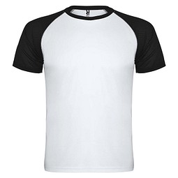 Indianapolis T-Shirt Unisex, weiß / schwarz, S
