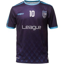 Individuell gestaltbares Fußballtrikot inklusive Shorts, Herren, L, bunt
