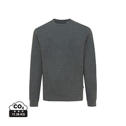 Iqoniq Denali ungefärbt. Rundhals-Sweater, ungefärbtes Anthrazit, XL