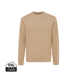 Iqoniq Denali ungefärbt. Rundhals-Sweater, ungefärbtes braun, M