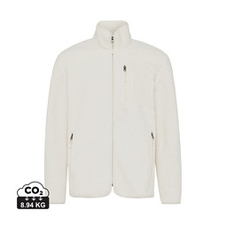 Iqoniq Diran Fleecejacke aus recyceltem Polyesterflor, neutral, XS