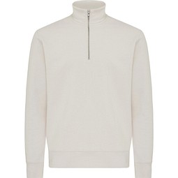 IQONIQ Elgon Quarter-Zip-Sweater, ivory white, XXXL