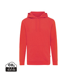 Iqoniq Jasper Hoodie, sattes rot, S