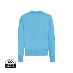 Iqoniq Kruger Relax-Rundhals-Sweater, ruhiges blau, L