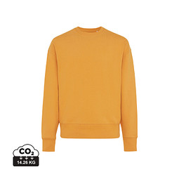 Iqoniq Kruger Relax-Rundhals-Sweater, sonnenuhr orange, S