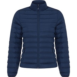 IQONIQ Maiko Damen Steppjacke aus recyceltem Polyester, navy blau, S