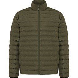 IQONIQ Maiko Herren Steppjacke aus recyceltem Polyester, khaki, M