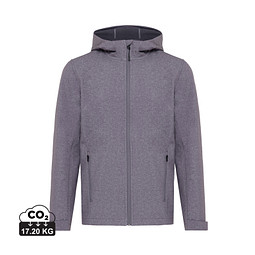Iqoniq Makalu Herren Softshelljacke, vulcano heather grey, S