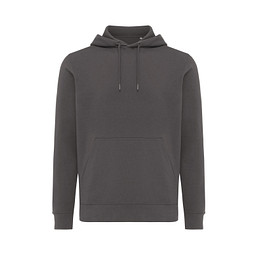 Iqoniq Rila Lightweight Hoodie aus recycelter Baumwolle, anthrazit, L