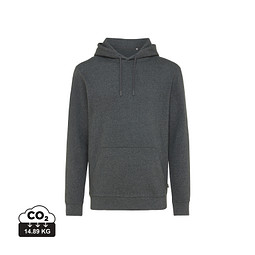 Iqoniq Torres ungefärbter Hoodie aus recycelter Baumwolle, ungefärbtes Anthrazit, L