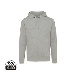Iqoniq Torres ungefärbter Hoodie aus recycelter Baumwolle, heather grey, S