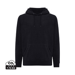 Iqoniq Trivor Mikrofleece-Kapuzenjacke, schwarz, S