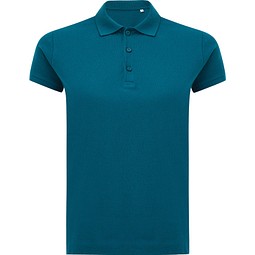 Iqoniq Yosemite Damen Piqué-Poloshirt, dark teal, S
