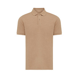 Iqoniq Yosemite Piqué-Poloshirt, heather brown, 4XL