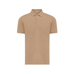 Iqoniq Yosemite Piqué-Poloshirt, heather brown, XXXL