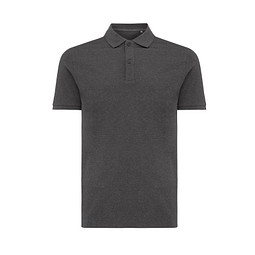 Iqoniq Yosemite Piqué-Poloshirt, ungefärbtes Anthrazit, 5XL