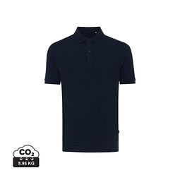 Iqoniq Yosemite Piqué-Poloshirt, navy blau