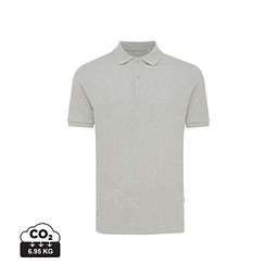 Iqoniq Yosemite Piqué-Poloshirt, ungefärbtes Grau, S