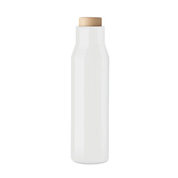 Firmengeschenk Isolierflasche Edelstahl – weiß – mit Gravur 500 ml doppelwandig auslaufsicher für das Mitarbeiter-Onboarding