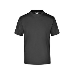 JAMES & NICHOLSON Herren T-Shirt, dunkelgrau, L