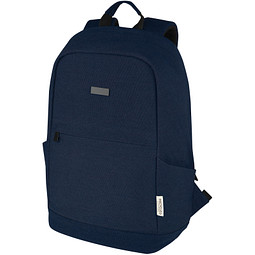 Joey 15,6?Zoll Anti-Diebstahl Laptop-Rucksack 18?L aus GRS-recyceltem Canvas, navy
