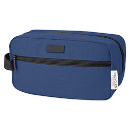 Joey Kosmetiktasche aus GRS recyceltem Canvas 3,5 L, navy
