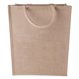 Jutetasche in drei Größen, Hochformat 34 x 43 x 20 cm