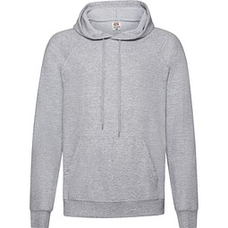 Kapuzen-Sweatshirt Lightweight Hooded S Unisex, S, GRAU