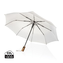 Kaycey 21“ Auto-Open Mini-Regenschirm aus AWARE™ rPET, beige