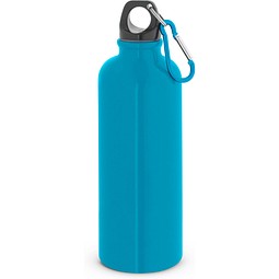KELCE. Edelstahlflasche mit einwandiger Ausführung und Karabiner, 550 ml, Hellblau