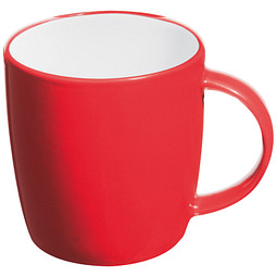 Keramiktasse Martinez,rot