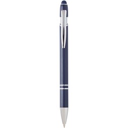 Kish Kugelschreiber mit silbernem Finish, navy