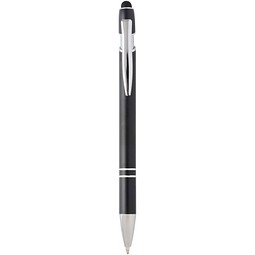 Kish Kugelschreiber mit silbernem Finish, schwarz