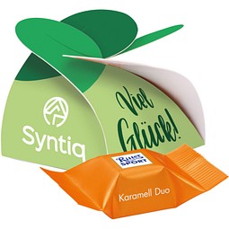 Kleines Präsent, Ritter SPORT Schokowürfel Karamell Dou, inkl. Druck