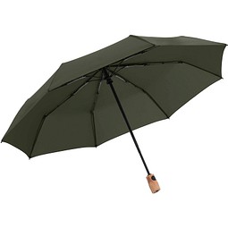 Knirps Timber duomatic Taschenschirm, olive