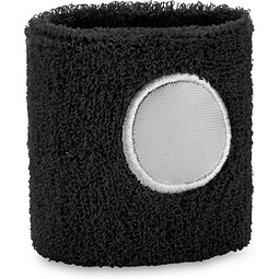 KOV. Elastische Polyester-Manschette, Schwarz