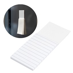 Kühlschrank-Magnet mit Notizzetteln , weiß