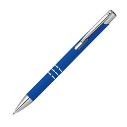 Kugelschreiber aus recyceltem Aluminium Dunmore,blau