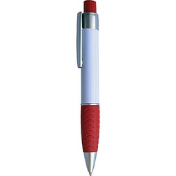 PENKO® Kugelschreiber BigGrip, weiß/rot