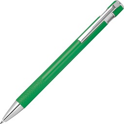 Kugelschreiber mit gemusterter Griffzone JULIO, grün