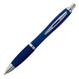 LANCE® Kugelschreiber Rio, blaue Mine, dunkelblau-transparent