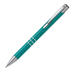 LANCE® Metall-Kugelschreiber Minsk lackiert, türkis