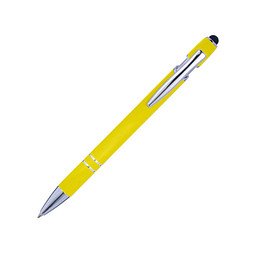 LANCE® Touch-Kugelschreiber Wangerooge, blaue Mine, gelb